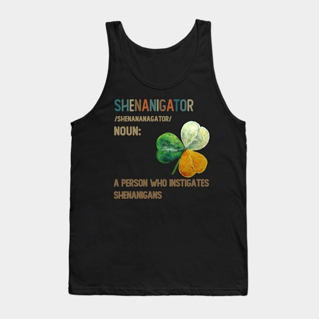 SHENANIGATOR NOUN VINATGE Tank Top by VinitaHilliard